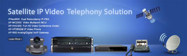 Satellite based IP Video Telephony Solution | AddPac