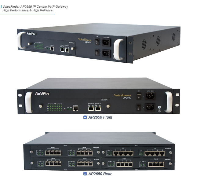 AP2650 Media Gateway  | AddPac