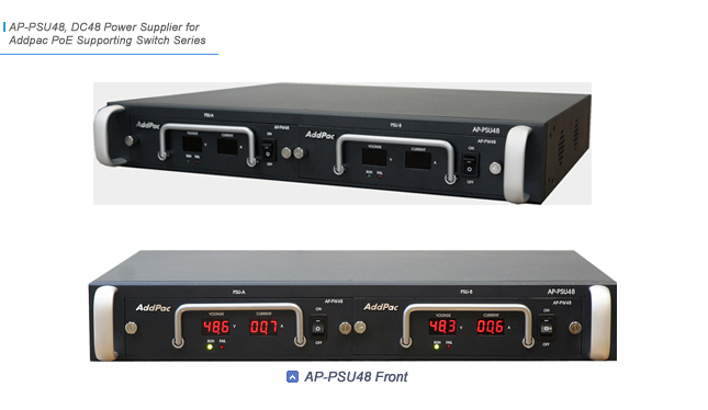 AP-PSU48 Ethernet Switch | AddPac