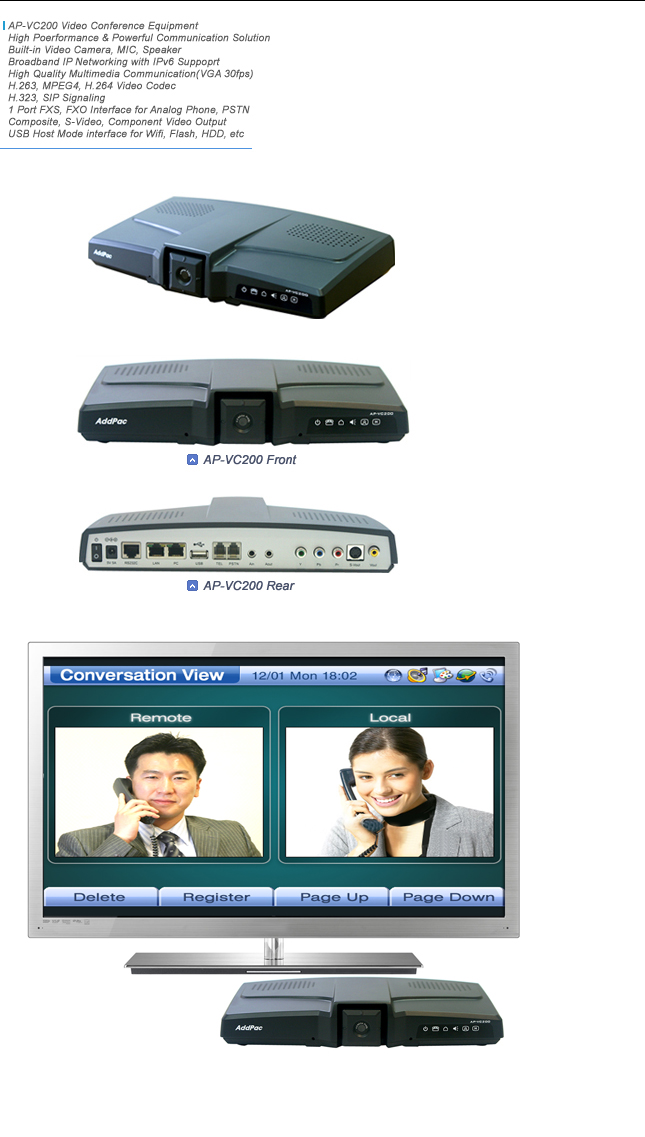 AP-VC200 Video Conference  | AddPac