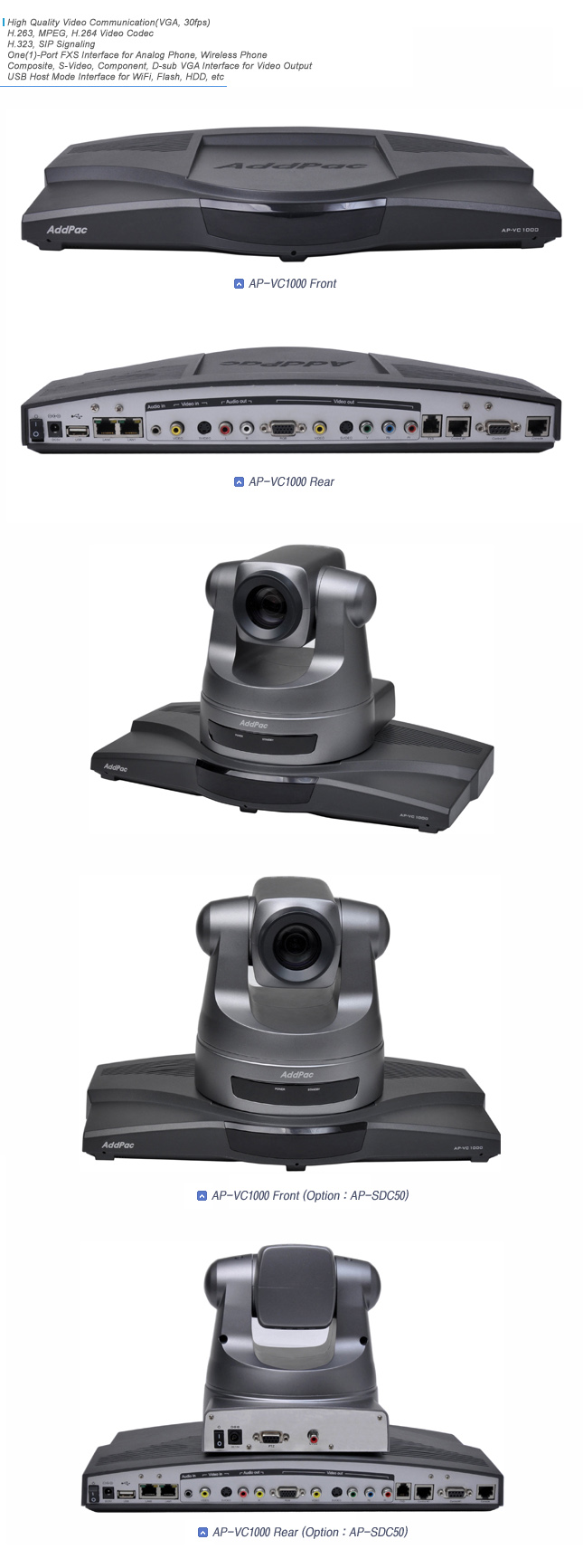 AP-VC1000 Video Conference  | AddPac