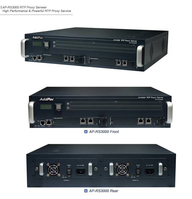 AP-RS3000 RTP Proxy Server | AddPac
