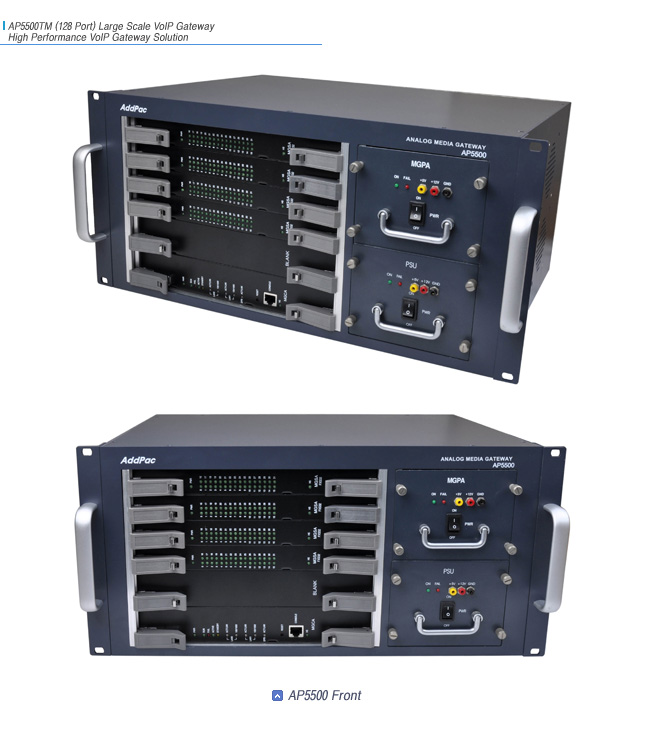 AP5500 Large Scale VoIP Gateway   | AddPac