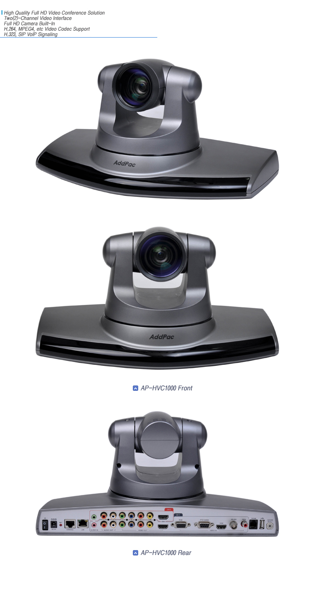 AP-HVC1000 HD Video Conference  | AddPac
