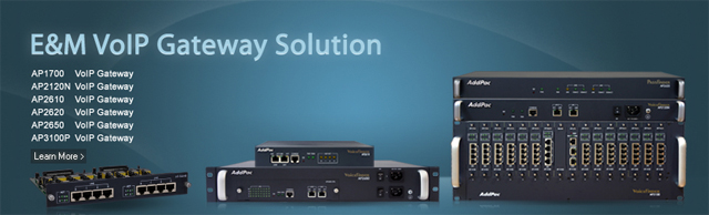 E&M VoIP Gateway Solution | AddPac