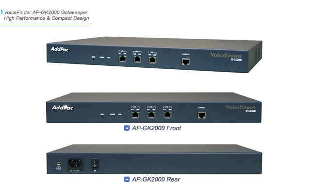 AP-GK2000 VoIP Gatekeeper  | AddPac