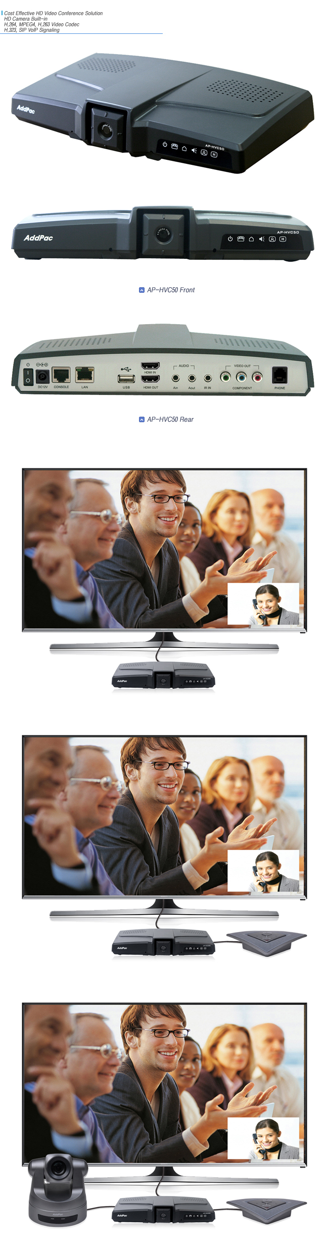 AP-HVC50 HD Video Conference  | AddPac