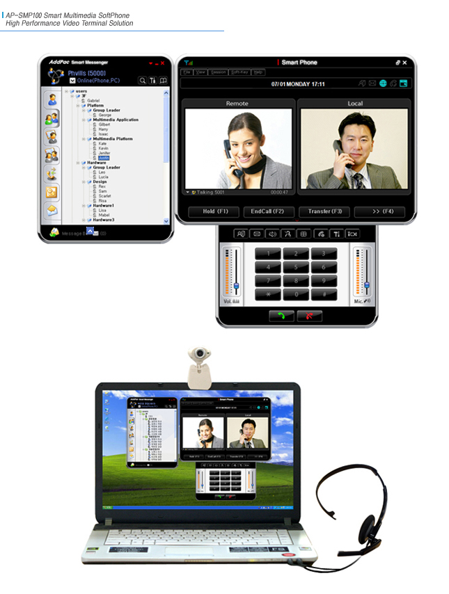 AP-SMP100 SoftPhone | AddPac