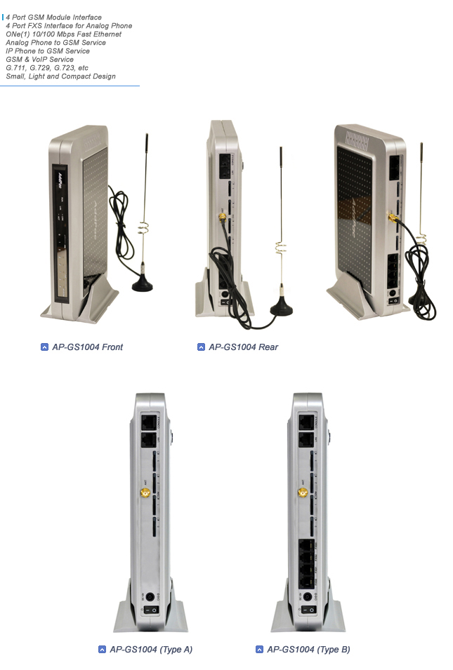 AP-GS1004 GSM Gateway  | AddPac