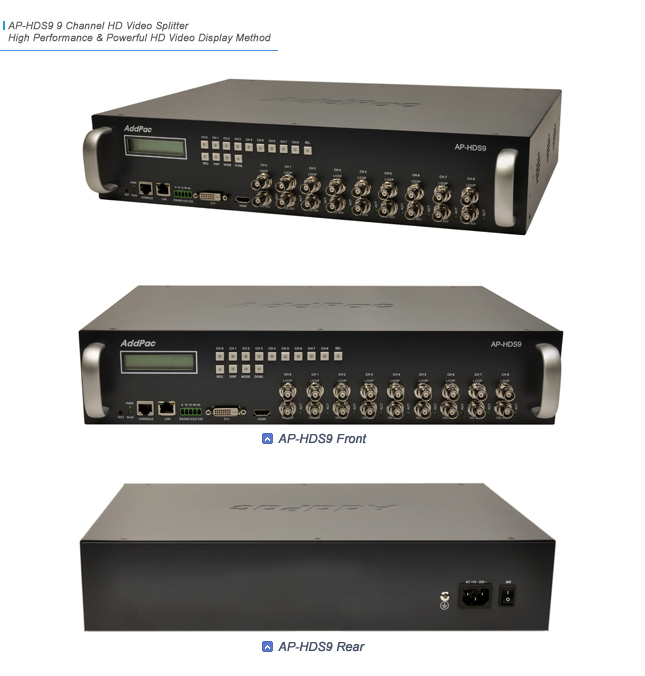 AP-HDS9 HD 9ch Video Slitter | AddPac