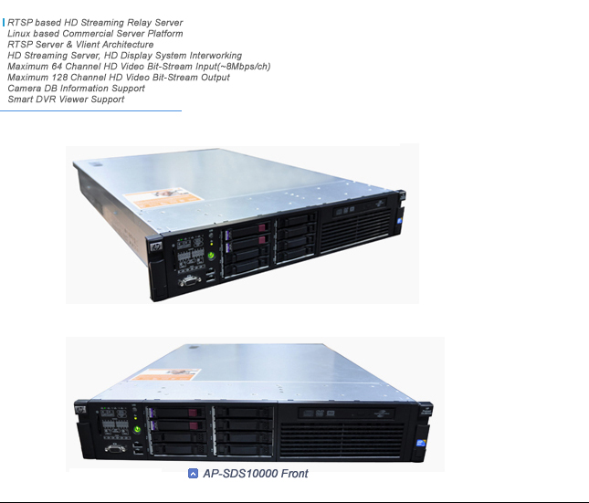 AP-SDS10000 HD Streaming Server | AddPac