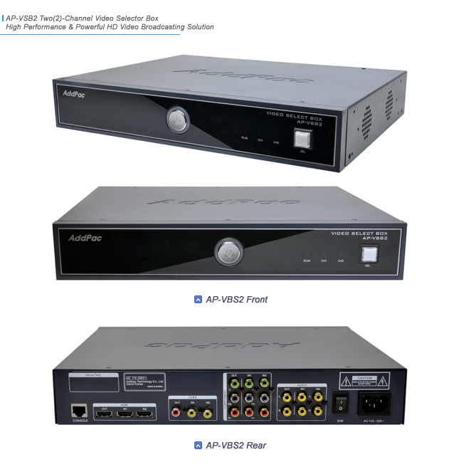 AP-VSB2 Video Selector | AddPac