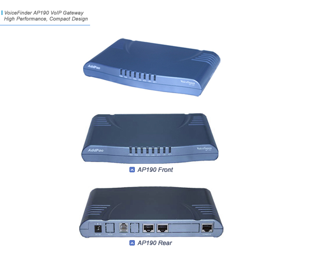 AP190  VoIP Gateway | AddPac