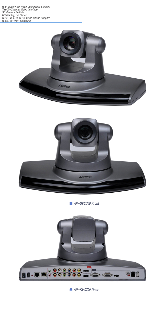 AP-SVC700 SD Video Conference | AddPac