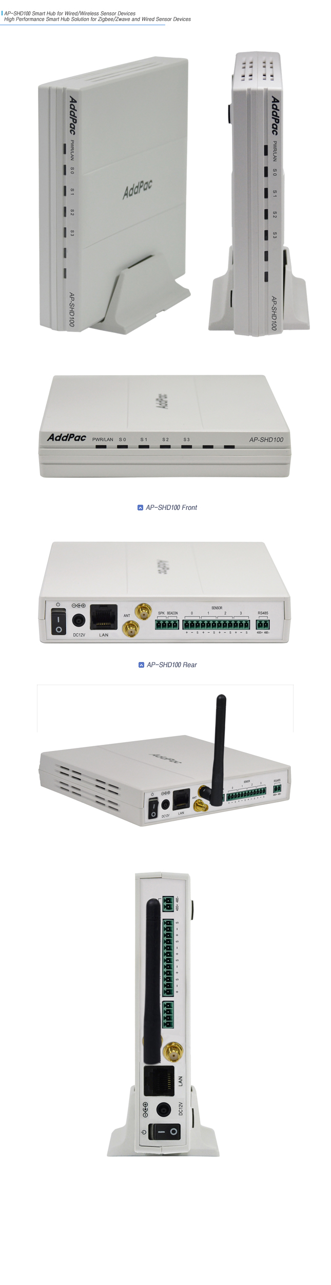 AP-SHD100 Smart Hub for Sensor Devices | AddPac