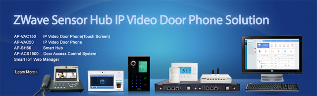 WirelessZWaveSensor Hub IP Video Door Phone Solution | AddPac