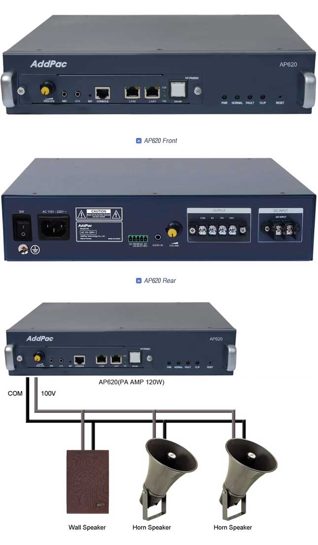 AP620 120W Ʈũ PA  | AddPac