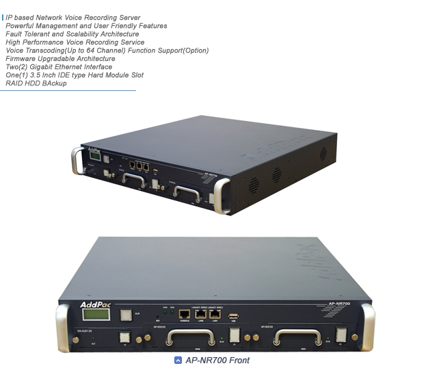 AP-NR700 IP  ۼ | AddPac