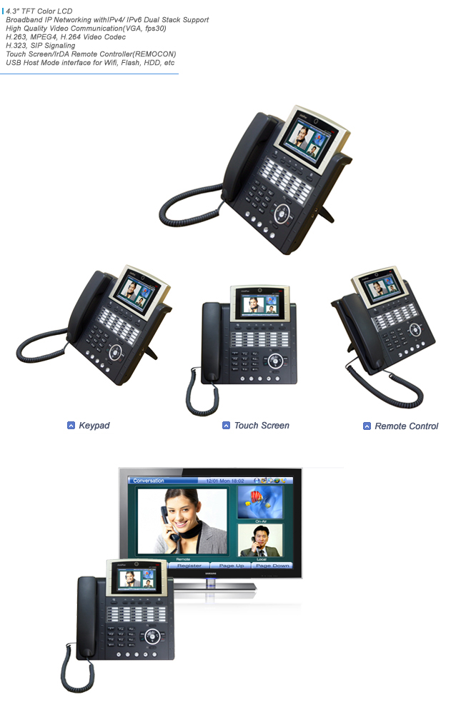 AP-VP250 IP 비디오 전화기  | AddPac
