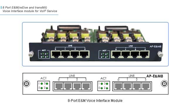 AP-E&M8 VoIP   | AddPac