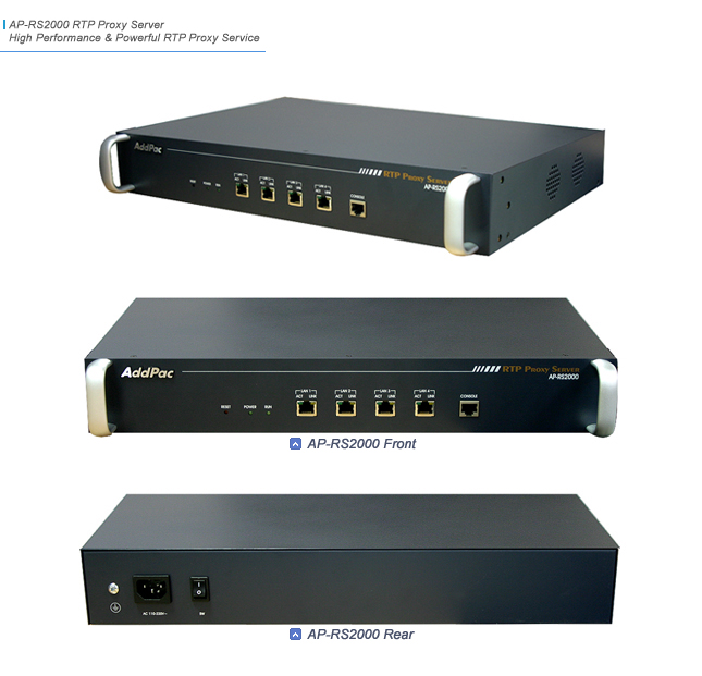 AP-RS2000 RTP Proxy Server | AddPac