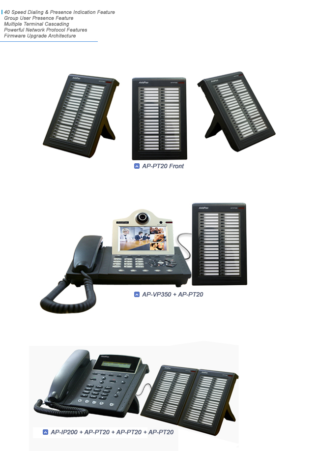 AP-PT20 IP Presence Terminal  | AddPac