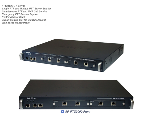 AP-PTS3000  PTT Server   | AddPac