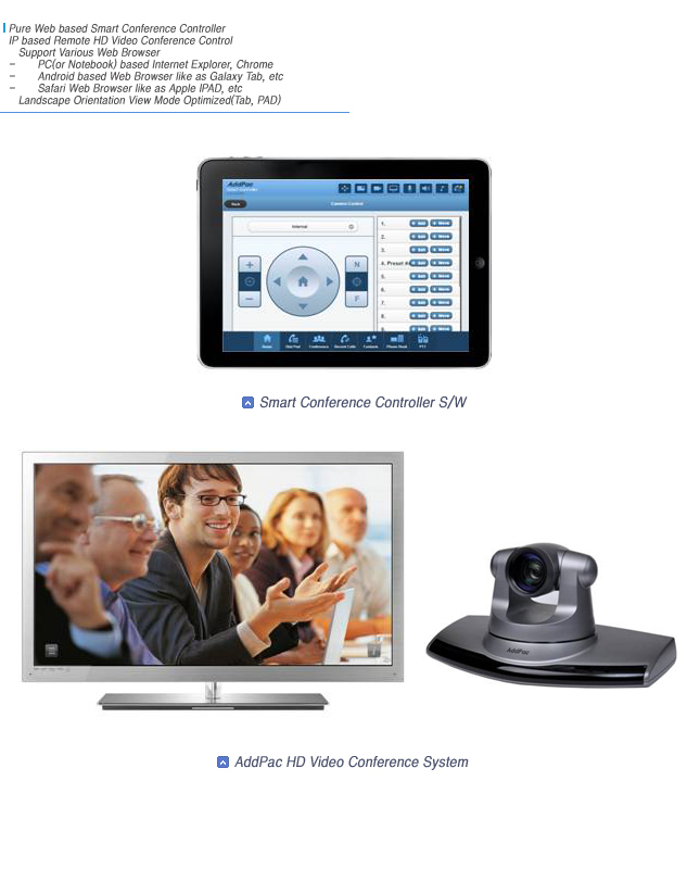AP-SCC Smart Conference Controller S/W  | AddPac