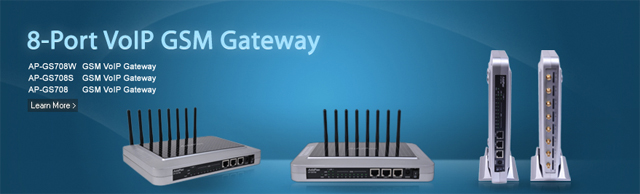 8-Port GSM Gateway Solution | AddPac