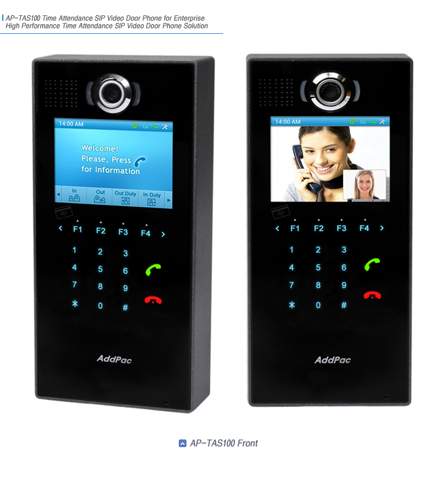 AP-TAS100 Time Attendance IP Video Door Phone | AddPac