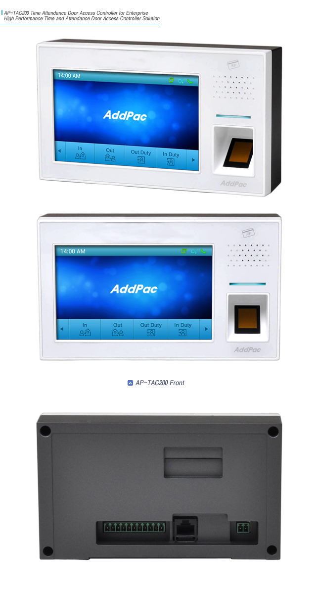 AP-TAC200 Time Attendance Access Controller | AddPac
