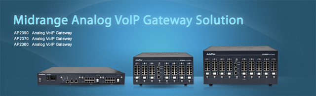 Mid-range Analog VoIP Gateway Solution | AddPac