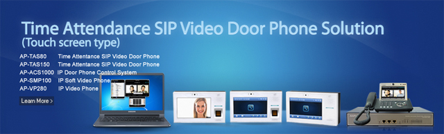 Time Attendance IP Video Door Phone Solution | AddPac