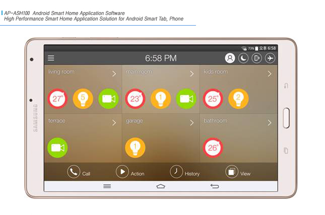 AP-ASH100 Android Smart Home Solution Appl | AddPac