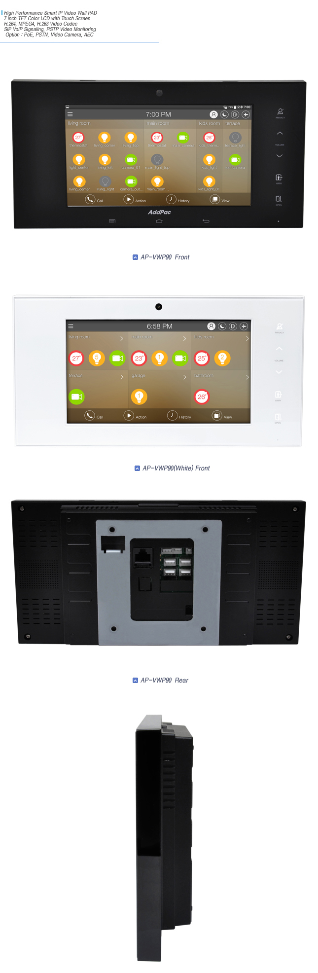 AP-VWP90 IP Video WallPAD | AddPac