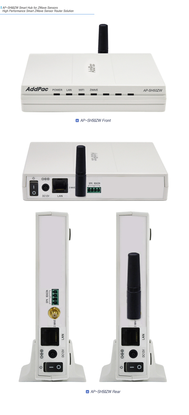 AP-SH50ZW  Smart Hub for Sensor Devices | AddPac