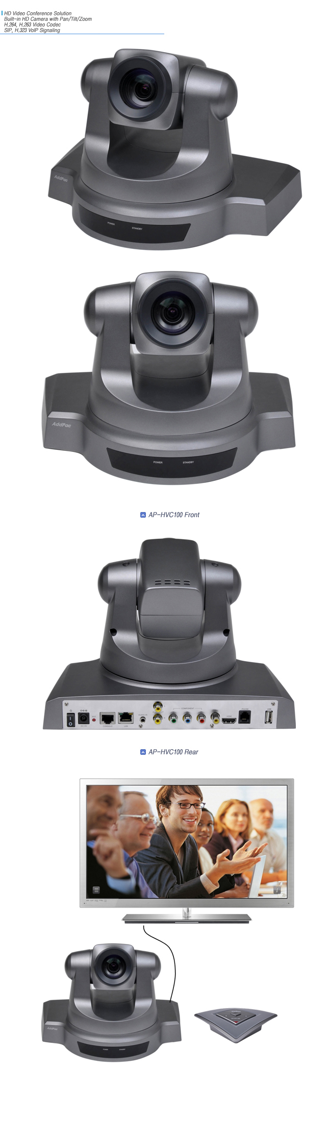 AP-HVC100 HD Video Conference  | AddPac